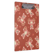 くまのパッチワークパターン クリップボード (右)