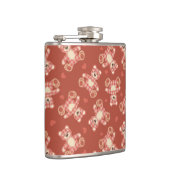 くまのパッチワークパターン フラスク (右)