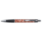 くまのパッチワークパターン ボールペン (裏面)