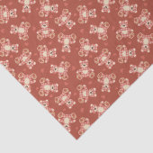 くまのパッチワークパターン 薄葉紙 (詳細)