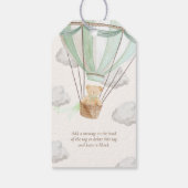 くまのプチサプライズ テディベア ミント ポップ イット ホシイ ギフトタグ (裏面)