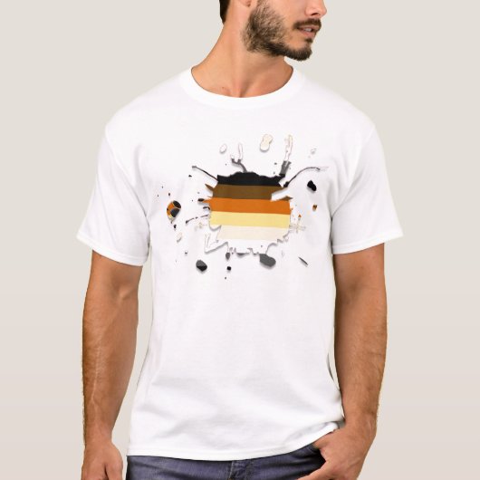 くまのプライドのSplatのティー Tシャツ (正面)