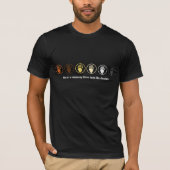 くまのプライド-チョコレートキス Tシャツ (正面)