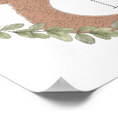 くまのプリント ポスター (角)