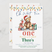 くまのプーさんのお誕生日パーティーの招待状 招待状 (正面/裏面)