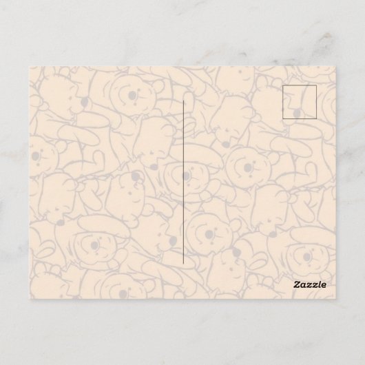 くまのプーさん ウェニー 誕生日グリーティングカード ポストカード (裏面)