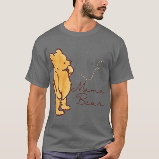 くまのプーさん ママグマとハチのギフト 友達へ Tシャツ (正面)