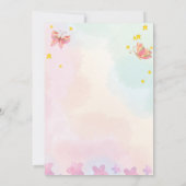 くまのプーさん 招待状 (裏面)