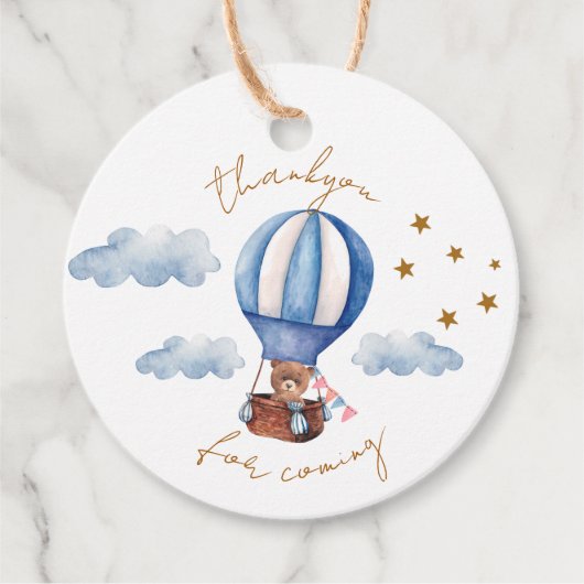 くまのプーさん 来てくれてありがとう ごほうびタグ フェイバータグ (正面)