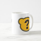 くまのヘッド疑門符 コーヒーマグカップ (正面右)