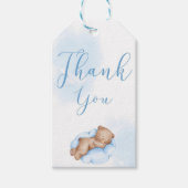 くまのベイビーシャワータグありがとう ギフトタグ (正面)