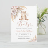 くまのベイビーシャワー招待状 招待状 (スタンド正面)