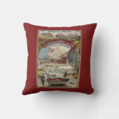 くまのホテル昇進ポスターの眺め クッション (裏面)