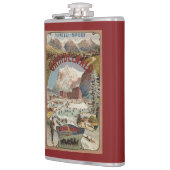 くまのホテル昇進ポスターの眺め フラスク (左)