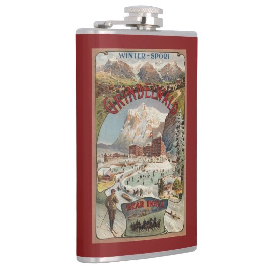 くまのホテル昇進ポスターの眺め フラスク (右)