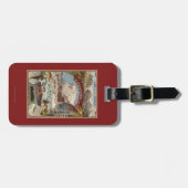 くまのホテル昇進ポスターの眺め ラゲッジタグ (正面横)