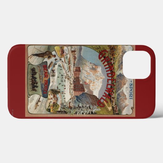 くまのホテル昇進ポスターの眺め Case-Mate iPhoneケース (裏面 (横))