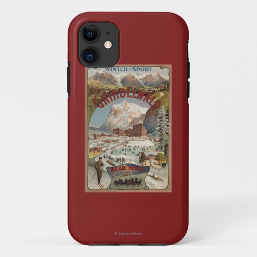 くまのホテル昇進ポスターの眺め Case-Mate iPhoneケース (裏面)