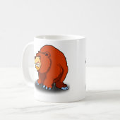 くまのマグを怒って下さい コーヒーマグカップ (正面左)