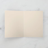 くまのメッセージカード-ブランク カード (内部)