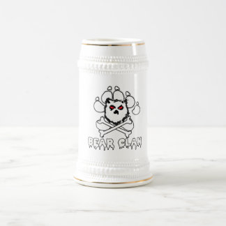 くまの一族ビールステイン ビールジョッキ