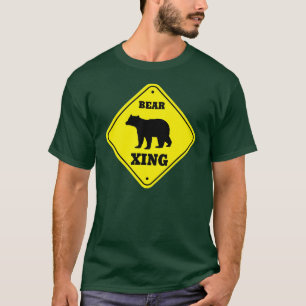 くまの交差 Tシャツ