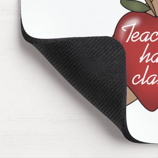 くまの先生にクラスがあります マウスパッド (コーナー)