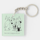 くまの夕食 キーホルダー (裏面)