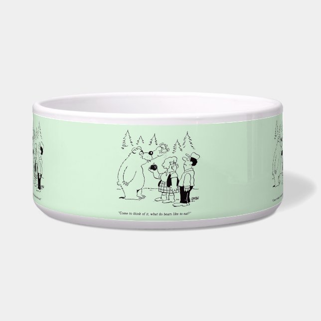 くまの夕食 ボウル (正面)