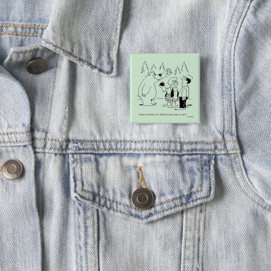 くまの夕食 缶バッジ (インサイチュ)