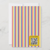 くまの待ち遠しいグミベアのベビーシャワー招待状 招待状 (裏面)