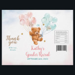 くまの性別発表 ピンクとブルーのチップバッグラッパー チラシ<br><div class="desc">くまの性別発表 ピンクとブルーのチップバッグラッパー</div>