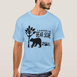 くまの恐怖 Tシャツ