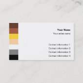 くまの旗のトリックカード 名刺 (裏面)