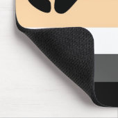 くまの旗(伝統的な) マウスパッド (コーナー)