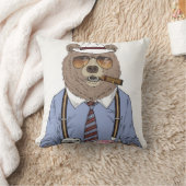 くまの朝食 クッション (ブランケット)