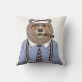 くまの朝食 クッション (裏面)