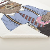 くまの朝食 シェルパブランケット (3/4)