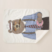 くまの朝食 シェルパブランケット (正面(横))