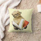 くまの枕を読むこと クッション (ブランケット)