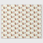 くまの歌 ラッピングペーパー (フラット)