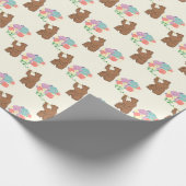 くまの歌 ラッピングペーパー (角)