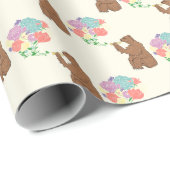 くまの歌 ラッピングペーパー (ロールコーナー)