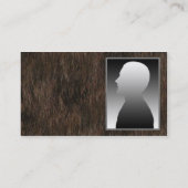 くまの皮のトリックカード/ 名刺 (裏面)