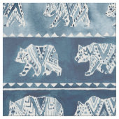 くまの精神海軍Bohoの種族パターン ファブリック (クローズアップ)