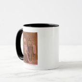 くまの耳および妻-カラス--を切ります マグカップ (正面左)