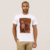 くまの耳および妻-カラス--を切ります Tシャツ (正面フル)