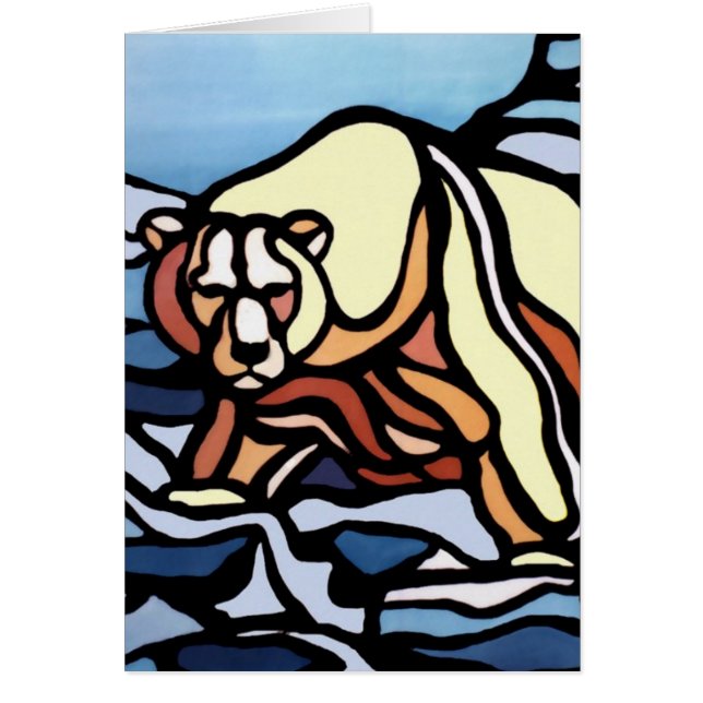 くまの芸術カードブランク種族くまの芸術はカスタムを梳きます (正面)