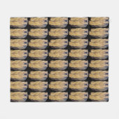 くまの芸術毛布の白くまの毛布及び装飾 フリースブランケット (正面(横))