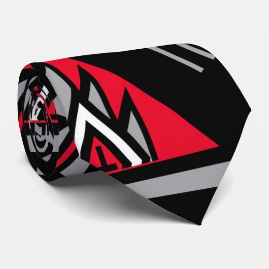 くまの薬の赤 ネクタイ (ロール)